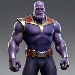 Thanos is a cyborg, concept art, digital art, well detailed, trending on artstation