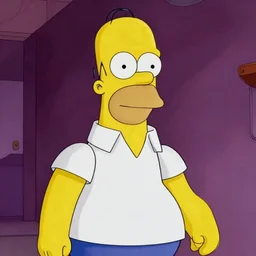 a still of homer simpson from die hard ( 1 9 8 8 ), long shot, 1 5 0 mm