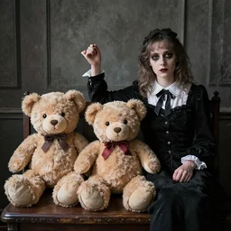 Teddy Bears in American Gothic