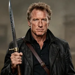 clint eastwood portrait as a dnd character fantasy art.