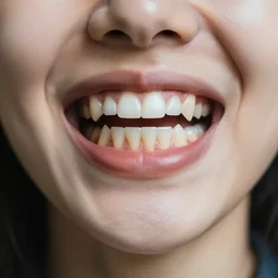 a person with a lot of teeth