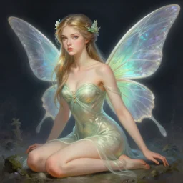 depiction of beautiful woman fairy, illustration, artgerm, 4 k, digital art, surreal, space dandy style, highly detailed, godsend, artstation, digital painting, concept art, smooth, sharp focus