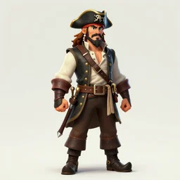 pirate character concept art, artstation, 9 9 design