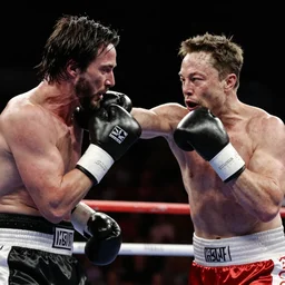 Keanu reeves fights elon musk boxing