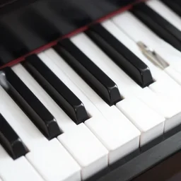 piano with one key