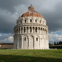 a roman empire inspired bright monument, on grass field, recent photo, realistic, trending
