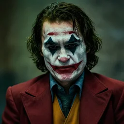 jhonny depp playing the joker in latest batman movie, moody, cinematic