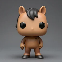 a funko pop of a horse, photo studio, professional photo, professional lighting, hdr, trending on artstation
