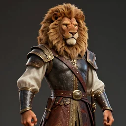 a detailed 3 d render of king richard the lionhearted as a shonen anime protagonist, poncho, 1 8 th century south america, octane render, 8 k, volumetric lighting, in the style of disney, art by albert bierstadt and thomas moran