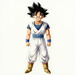 a oil / watercolor painting full body character portrait of an old homeless saiyan soldier fighting to protect his family in the style of moebius in the style of leonard boyarsky trending on artstation deviantart pinterest detailed photorealistic highlights and shadow hd 8 k post - processing high resolution