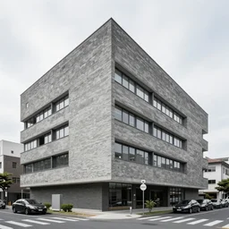 brutalist building, by Tadao Ando