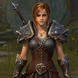 Screenshot of Emma Watson in Warcraft 3
