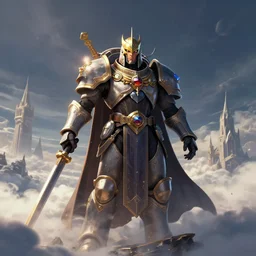 fantasy portrait, kingdom in the clouds, horus heresy fanart - the primarchs emperor by johannes helgeson animated with vfx concept artist & illustrator global illumination ray tracing hdr fanart arstation zbrush central hardmesh 8 k octane renderer comics stylized