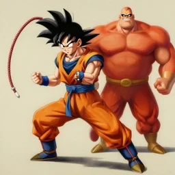 a beautiful painting of goku hitting the whip while walter white and mr. incredible cook uncanny meth in super mario 6 4., painting by yoji shinkawa, greg ruthowski, artstation