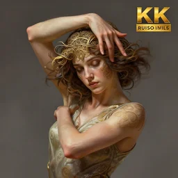 a girl dancing, dynamic pose, hidden hands, intricate, highly detailed face, digital painting, artstation, concept art, smooth, sharp focus, illustration, unreal engine 5, 8 k, art by artgerm and greg rutkowski and alphonse mucha