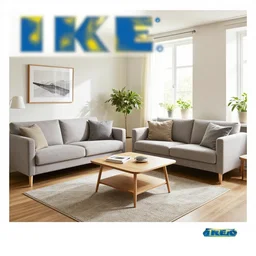 IKEA catalogue photo of a living room by Wayne Barlow