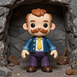 plato's cave, stop motion vinyl action figure, plastic, toy, butcher billy style