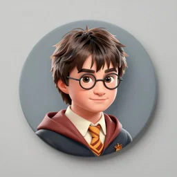 Harry Potter  profile picture by Pixar, asymmetrical, Organic Painting , Matte Painting,  geometric shapes, hard edges :2 by Goro Fujita:4