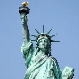 the statue of liberty wearing a cool sunglass by greg rutkowski