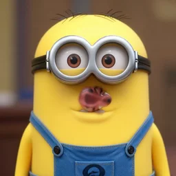 a minion as vladimir putin, highly detailed