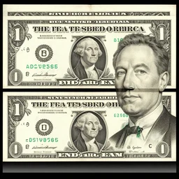 the rare minted $ 1 7 0 bill with president elon musk printed on it