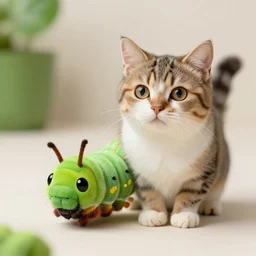 caterpillar that looks like a cat