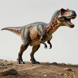 a photo from a camera, detailed, anitomically correct, historically accurate dinosaur, subsurface scattering, realistic, featured on flickr, wide angle, horizontal orientation, very coherent, hyper realism, high detail, 8 k