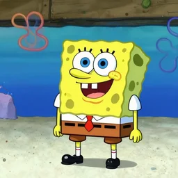 spongebob in the style of francisco goya