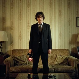 a still film A Clockwork Orange, living room, wall paper, Nikon F2