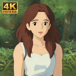 portrait art of cute girl emma stone in summer outfit, art by studio ghibli, makoto shinkai, ilya kuvshinnikov, trending on artstation, beautiful lighting, 4 k