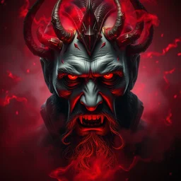 hyper realistic portrait of viktor orban depicted as the antichrist, evil satanic face, red mist in hell, gorgeous lighting by kim jung giu weta studio, mucha, bautista and norman rockwell and greg rutkowski and tom bagshaw and james gurney and lucasfilm