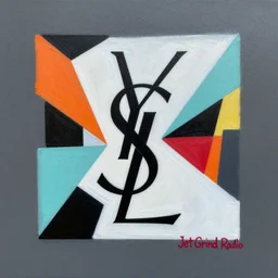YSL x Adidas x Jet Grind Radio Profile Picture by Sachin Teng, asymmetrical, Organic Painting , Matte Painting,  geometric shapes, hard edges, graffiti, street art,:2 by Sachin Teng:4