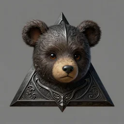 anthropomorphic triangle head in edgy darkiron mr teddy mr. bean, intricate, elegant, highly detailed animal monster, digital painting, artstation, concept art, smooth, sharp focus, illustration, art by artgerm, wayne barlowe, trending on artstation and greg rutkowski and alphonse mucha, 8 k