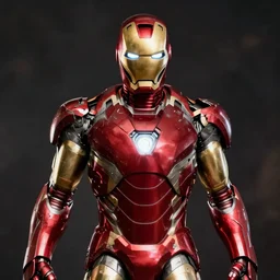 battle damaged iron man suit