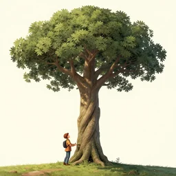 the tree of life!!!!!! | by roberto ferri, by tom bagshaw, by j. c. leyendecker and klimt, american romanticism, artstation, cgsociety, highly detailed oil painting, very intricate, cinematic lighting, award - winning
