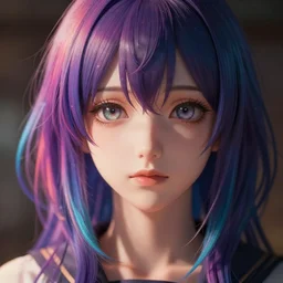 photorealistic anime girl render, detailed face, colorful, atmosphere cinematic, by wlop, by ilyu kuvshinov, soft shadows, be concept art, super detailed, unreal engine 5, octane render, 8 k, super realistic, ufotable studio art style, global illumination, trending in pixiv, japanese light novel cover, visual novel