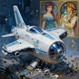 frozen crashed spaceship, intricate digital painting artstation concept art smooth sharp focus illustration, art by artgerm and paul chadeisson and greg rutkowski and alphonse mucha