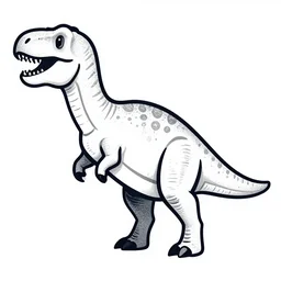 dinosaur, graphic art, line art, vector art