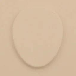 a face that has no eyes and no nose and no mouth
