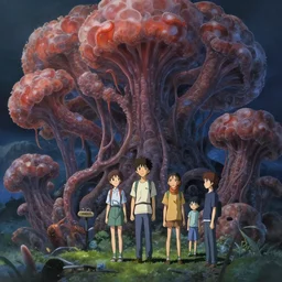 makoto shinkai concept art of the dimension of giant polyps, key visual, ambient lighting, highly detailed, digital painting, artstation, concept art, sharp focus, by makoto shinkai and akihiko yoshida and hidari and wlop and greg rutkowski