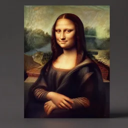 a 3 d model of the mona lisa, 3 d render, octane render, studio lighting, cgi, highly detailed, high quality, ray tracing, unreal engine