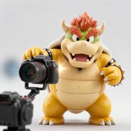 bowser shot on camera, 4 k, 3 5 mm, photorealistic