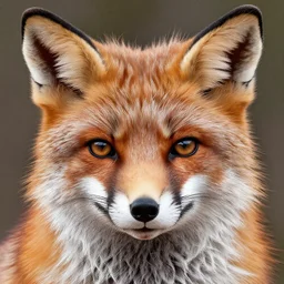 tileable texture game asset with the texture of a fox's fur, UV unwrapped