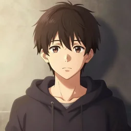 mad guy with brow hair in backrooms, anime key visual colorized portrait, pixiv, soft shadows, by greg rutkowski