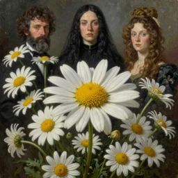 a chamomile | highly detailed oil painting, hyperrealistic, very intrincate | cinematic lighting, award - winning | by roberto ferri, giger, beksinski and bocklin | by austin osman spare and william blake, trending on artstation, cgsociety, official art, octane.