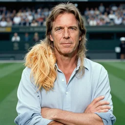 a annie leibovitz portrait of bjorn borg