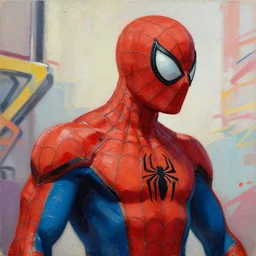 greg manchess portrait painting of armored shonen spiderman as overwatch character, medium shot, asymmetrical, profile picture, organic painting, sunny day, matte painting, bold shapes, hard edges, street art, trending on artstation, by huang guangjian, gil elvgren, ruan jia, randy vargas, greg rutkowski