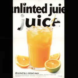 japanese market poster for'unlimited juice ', 1 9 8 8 melt movie classic, ( directed by j. michael muro, art direction by by wayne barlowe, glenn fabry and frank frazetta, cinematography by robby muller ), crisp