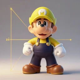 waluigi from nintendo games, studio lighting, golden ratio, details, masterpiece, fine art, intricate, decadent, ornate, highly detailed, digital painting, octane render, ray tracing reflections, 8 k, featured