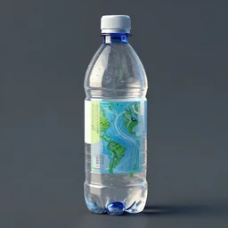 the climate crisis in a plastic bottle, trending on artstation